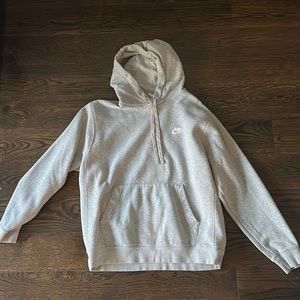 Nike grey hoodie size medium